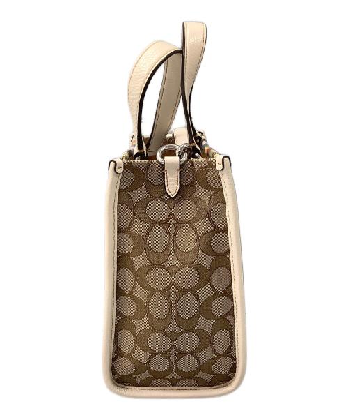 COACH（コーチ）COACH (コーチ) デンプシートート22 2WAYバッグ ベージュの古着・服飾アイテム