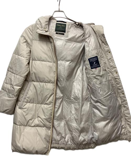 nano・universe（ナノ・ユニバース）nano・universe (ナノ・ユニバース) 西川ダウン (ニシカワダウン) ダウンコート ベージュ サイズ:36の古着・服飾アイテム