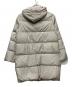 nano・universe (ナノ・ユニバース) 西川ダウン (ニシカワダウン) ダウンコート ベージュ サイズ:36：8000円