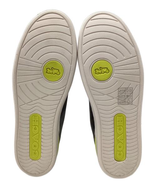 COACH（コーチ）COACH (コーチ) クリップ ハイ トップ スニーカー・シグネチャー キャンバス ブラウン サイズ:27の古着・服飾アイテム