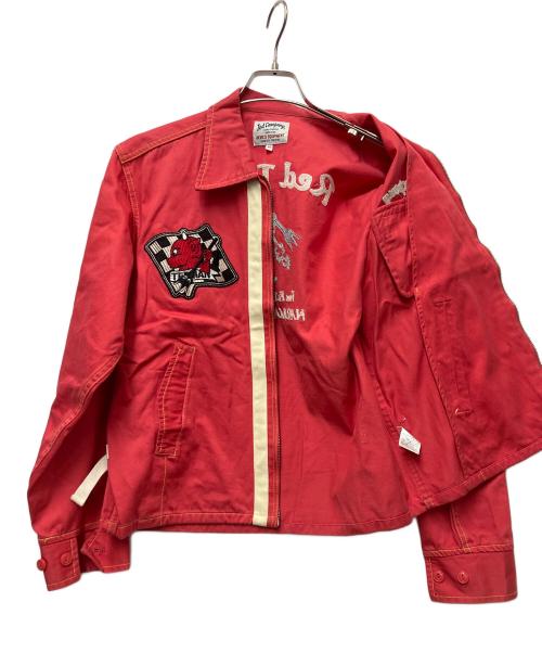 TED COMPANY（テッドカンパニー）TED COMPANY (テッドカンパニー) ジップアップジャケット レッド サイズ:Mの古着・服飾アイテム