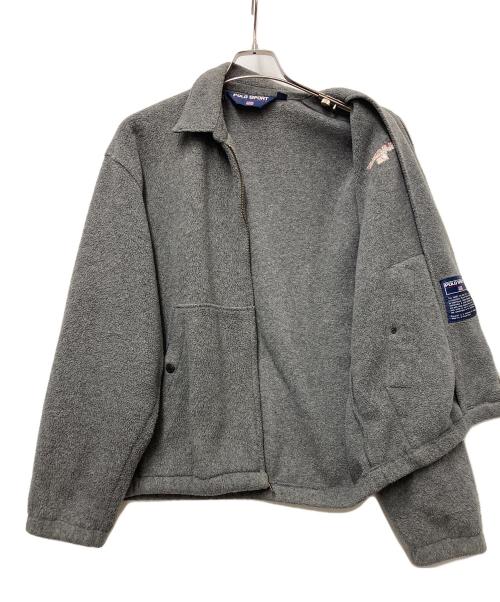 POLO SPORT（ポロスポーツ）POLO SPORT (ポロスポーツ) フリースジャケット グレー サイズ:Sの古着・服飾アイテム