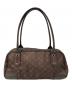 GUCCI (グッチ) シェリーラインセミショルダーバッグ ブラウン：50000円
