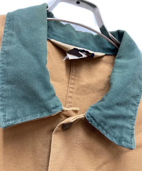 big mac（ビッグマック）BIG MAC (ビッグマック) ハンティングジャケット ベージュ×グリーン サイズ:Lの古着・服飾アイテム