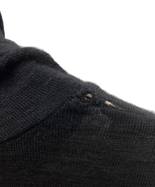 Saint Laurent Paris（サンローランパリ）Saint Laurent Paris (サンローランパリ) 薄手ニット ブラック サイズ:Sの古着・服飾アイテム