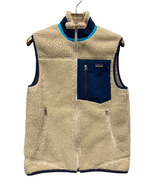 Patagonia（パタゴニア）Patagonia (パタゴニア) レトロXベスト アイボリー サイズ:Sの古着・服飾アイテム