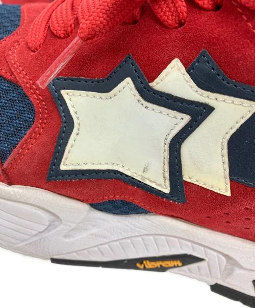 atlantic stars（アトランティックスターズ）atlantic stars (アトランティックスターズ) スニーカー レッド×ネイビー サイズ:26の古着・服飾アイテム