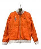 PEARLY GATESパーリーゲイツ）の古着「ゴルフウェア(トップス)」｜オレンジ
