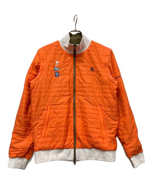 PEARLY GATES（パーリーゲイツ）PEARLY GATES (パーリーゲイツ) ゴルフウェア(トップス) オレンジ サイズ:Lの古着・服飾アイテム