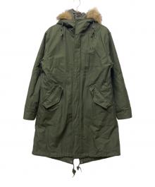 FRED PERRY（フレッドペリー）の古着「ライナー付モッズコート」｜グリーン