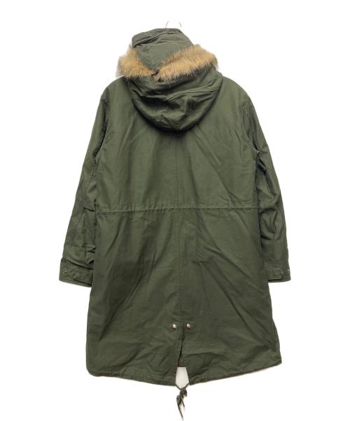 FRED PERRY（フレッドペリー）FRED PERRY (フレッドペリー) ライナー付モッズコート グリーン サイズ:Mの古着・服飾アイテム