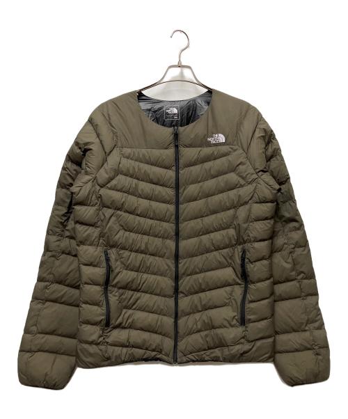 THE NORTH FACE（ザ ノース フェイス）THE NORTH FACE (ザ ノース フェイス) サンダーラウンドネックジャケット カーキ サイズ:XXLの古着・服飾アイテム
