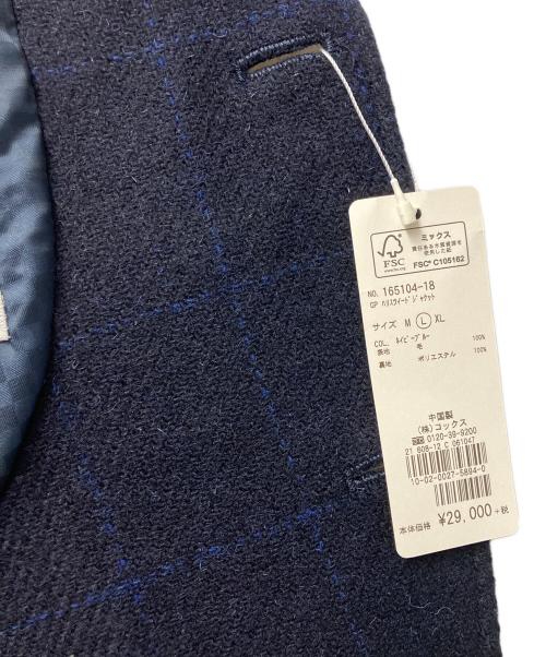 GRAND PHASE（グランフェイズ）GRAND PHASE (グランフェイズ) Harris Tweed (ハリスツイード) テーラードジャケット ネイビー サイズ:Lの古着・服飾アイテム