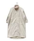 HYKEハイク）の古着「フリースロングコート」｜アイボリー