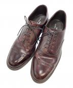 REGALリーガル）の古着「パンチドキャップトゥレザーシューズ」｜ブラウン
