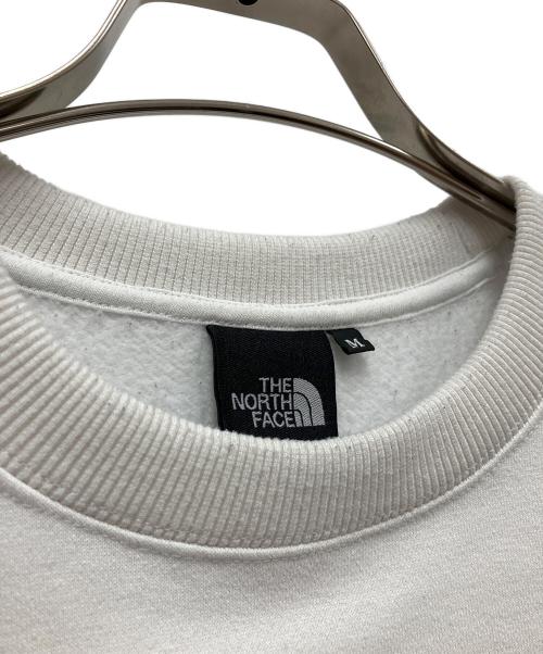THE NORTH FACE（ザ ノース フェイス）THE NORTH FACE (ザ ノース フェイス) Small Logo Heather SWEAT CREW ホワイト×ブルー サイズ:Mの古着・服飾アイテム