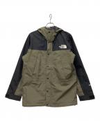 THE NORTH FACEザ ノース フェイス）の古着「マウンテンライトジャケット」｜カーキ×ブラック