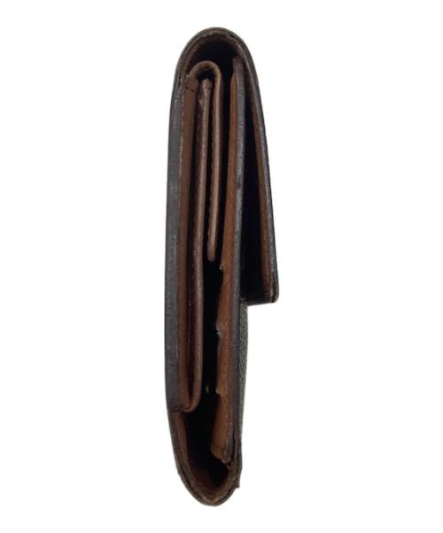 LOUIS VUITTON（ルイ ヴィトン）LOUIS VUITTON (ルイ ヴィトン) モノグラム　ポルトトレゾール　3つ折り財布 ブラウンの古着・服飾アイテム