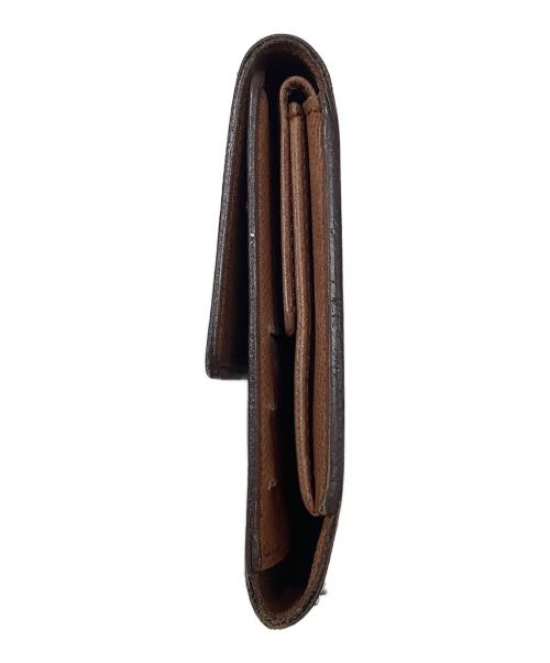 LOUIS VUITTON（ルイ ヴィトン）LOUIS VUITTON (ルイ ヴィトン) モノグラム　ポルトトレゾール　3つ折り財布 ブラウンの古着・服飾アイテム