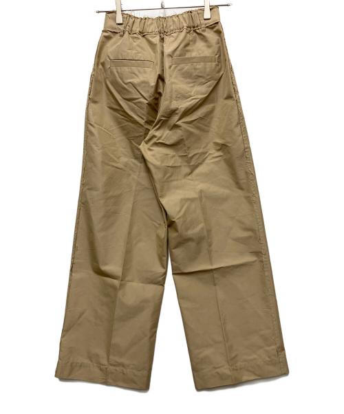 Ameri（アメリ）AMERI (アメリ) CUT OFF STRAIGHT CHINO PANTS ベージュ サイズ:Sの古着・服飾アイテム