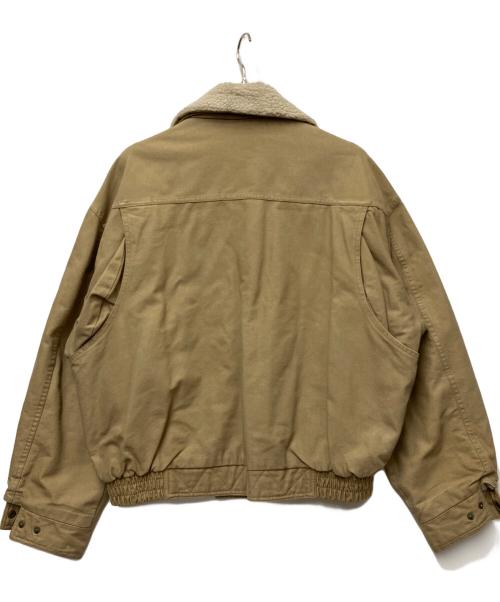 Wrangler（ラングラー）Wrangler (ラングラー) ダックフライトジャケット ベージュ サイズ:Lの古着・服飾アイテム