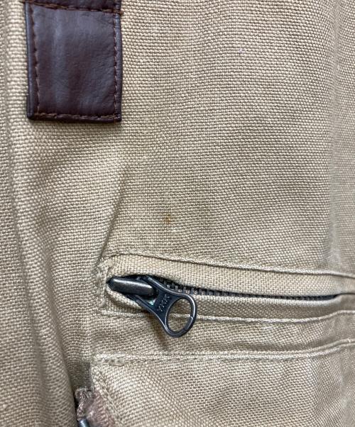 Wrangler（ラングラー）Wrangler (ラングラー) ダックフライトジャケット ベージュ サイズ:Lの古着・服飾アイテム