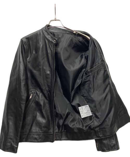 FORTIME（フォータイム）FORTIME (フォータイム) レザージャケット ブラック サイズ:Lの古着・服飾アイテム