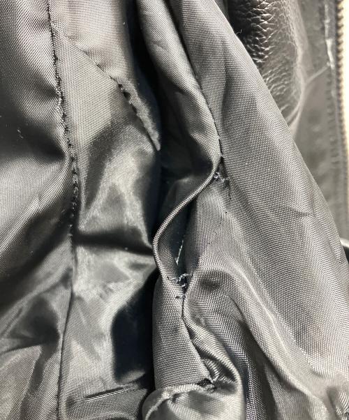 FORTIME（フォータイム）FORTIME (フォータイム) レザージャケット ブラック サイズ:Lの古着・服飾アイテム