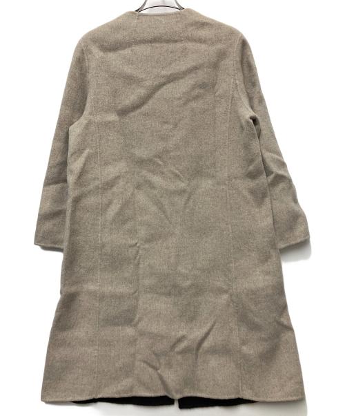 TOKYO SOIR（トウキョウソワール）TOKYO SOIR (トウキョウソワール) ノーカラーコート ベージュ サイズ:Mの古着・服飾アイテム