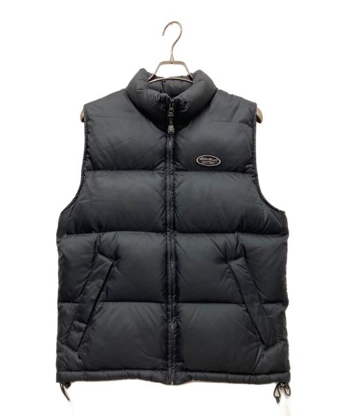Eddie Bauer（エディーバウアー）Eddie Bauer (エディーバウアー) ダウンベスト ブラック サイズ:XSの古着・服飾アイテム