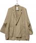 UJOH（ウジョー）の古着「テーラードジャケット」｜ベージュ