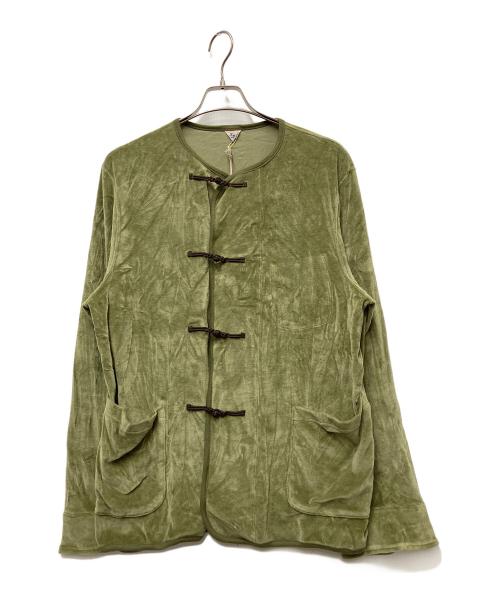 filmelange（フィルメランジェ）FilMelange (フィルメランジェ) 厚手カーディガン カーキ サイズ:5の古着・服飾アイテム