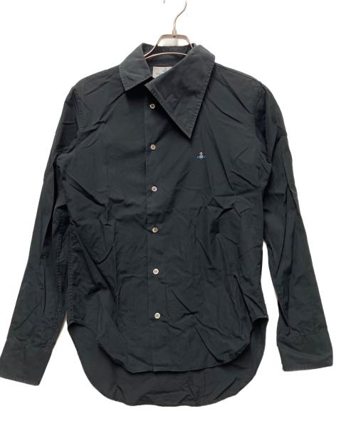 Vivienne Westwood（ヴィヴィアンウエストウッド）Vivienne Westwood (ヴィヴィアンウエストウッド) 長袖シャツ ブラック サイズ:44の古着・服飾アイテム