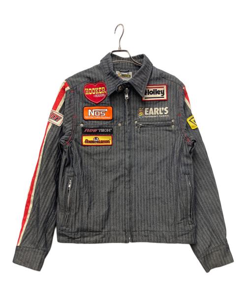 Earl's（アールズ）Earl's (アールズ) レーシングジャケット インディゴ サイズ:Lの古着・服飾アイテム