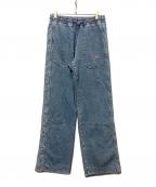 DIESELディーゼル）の古着「トラックデニム ワイドストレート」｜スカイブルー