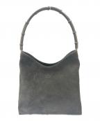 GUCCIグッチ）の古着「バンブーハンドバッグ」｜ブラック