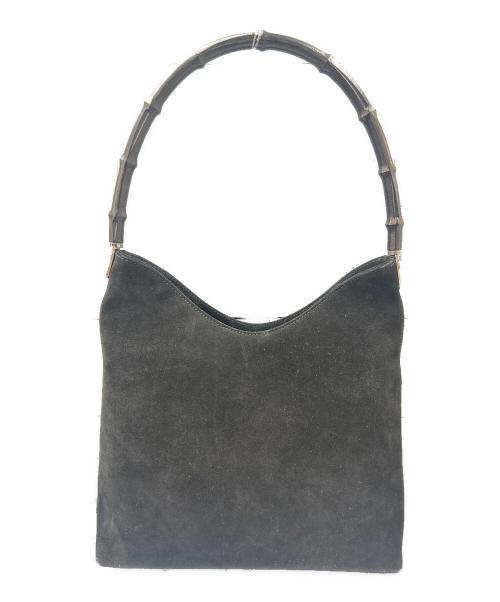 GUCCI（グッチ）GUCCI (グッチ) バンブーハンドバッグ ブラックの古着・服飾アイテム