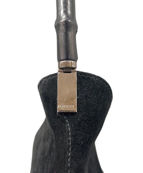 GUCCI（グッチ）GUCCI (グッチ) バンブーハンドバッグ ブラックの古着・服飾アイテム