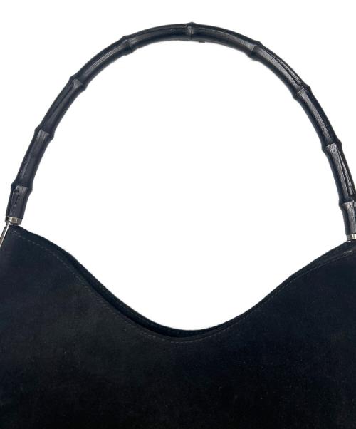 GUCCI（グッチ）GUCCI (グッチ) バンブーハンドバッグ ブラックの古着・服飾アイテム