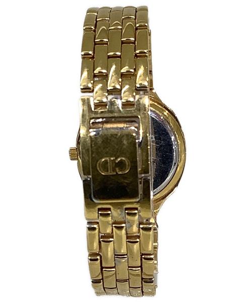 Christian Dior（クリスチャン ディオール）Christian Dior (クリスチャン ディオール) 三針クォーツ腕時計 ホワイトの古着・服飾アイテム