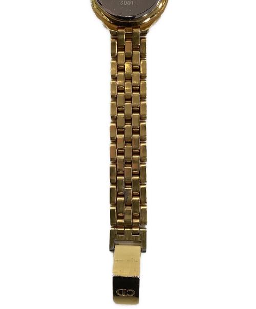 Christian Dior（クリスチャン ディオール）Christian Dior (クリスチャン ディオール) 三針クォーツ腕時計 ホワイトの古着・服飾アイテム