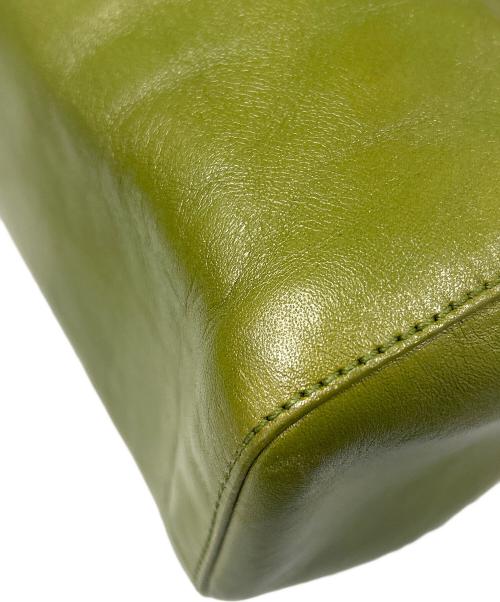 HIROFU（ヒロフ）HIROFU (ヒロフ) ハンドバッグ オリーブの古着・服飾アイテム