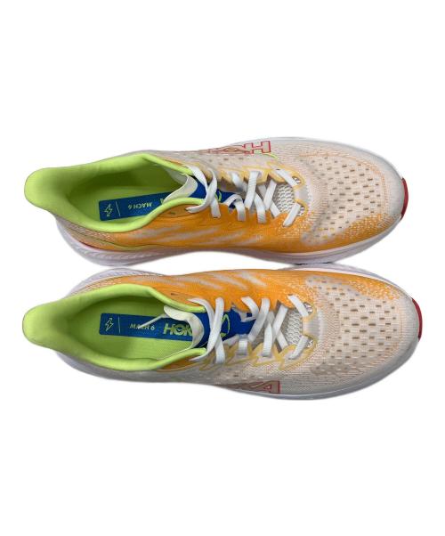 HOKAONEONE（ホカオネオネ）HOKAONEONE (ホカオネオネ) ランニングシューズ オレンジ×ホワイト サイズ:JPN27.5の古着・服飾アイテム