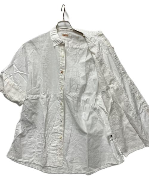 KAPITAL（キャピタル）KAPITAL (キャピタル) 半袖シャツ ホワイト サイズ:3の古着・服飾アイテム