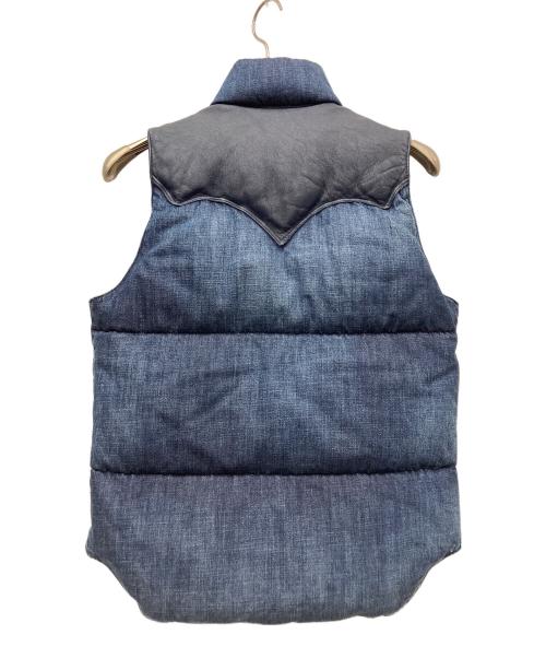 Hysteric Glamour（ヒステリックグラマー）Hysteric Glamour (ヒステリックグラマー) RockyMountainFeatherBed (ロッキーマウンテンフェザーベッド) デニムダウンベスト インディゴ サイズ:Sの古着・服飾アイテム