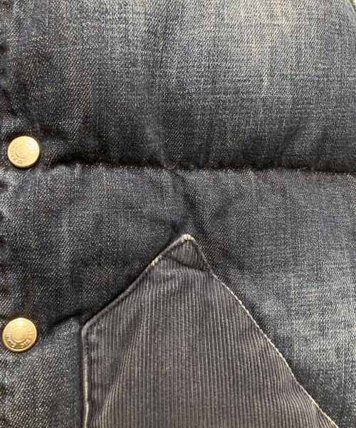 Hysteric Glamour（ヒステリックグラマー）Hysteric Glamour (ヒステリックグラマー) RockyMountainFeatherBed (ロッキーマウンテンフェザーベッド) デニムダウンベスト インディゴ サイズ:Sの古着・服飾アイテム