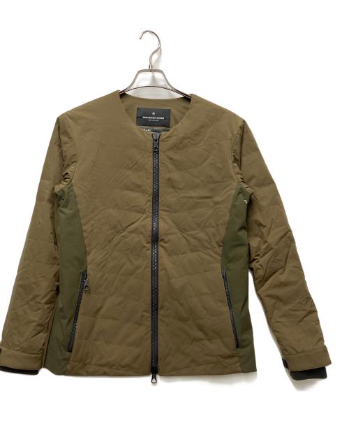 nano・universe（ナノ・ユニバース）nano・universe (ナノ・ユニバース) nishikawa (ニシカワ) ダウンジャケット カーキ サイズ:Sの古着・服飾アイテム