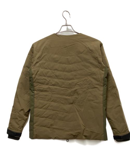 nano・universe（ナノ・ユニバース）nano・universe (ナノ・ユニバース) nishikawa (ニシカワ) ダウンジャケット カーキ サイズ:Sの古着・服飾アイテム