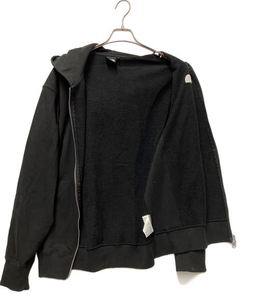 THE NORTH FACE（ザ ノース フェイス）THE NORTH FACE (ザ ノース フェイス) ジップパーカー ブラック×ホワイト サイズ:XXlの古着・服飾アイテム