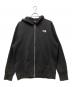 THE NORTH FACE（ザ ノース フェイス）の古着「ジップパーカー」｜ブラック×ホワイト